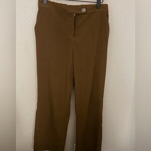 Coldwater Creek Brown Tailored Dress Pants Size 8P Petite